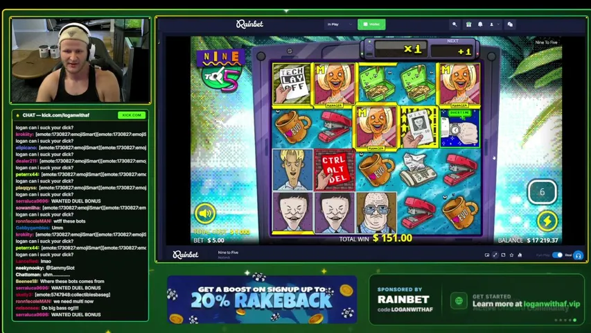 Loganwithaf playing Slots & Casino - Live Casino Stream