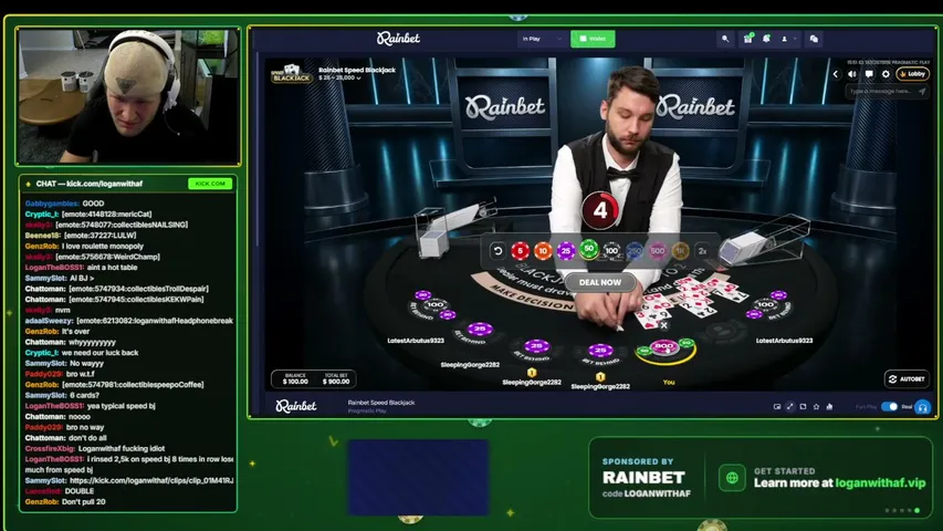 Loganwithaf playing Slots & Casino - Live Casino Stream