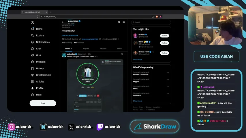 asianrisk playing Slots & Casino - Live Casino Stream