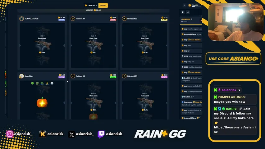 asianrisk playing Slots & Casino - Live Casino Stream