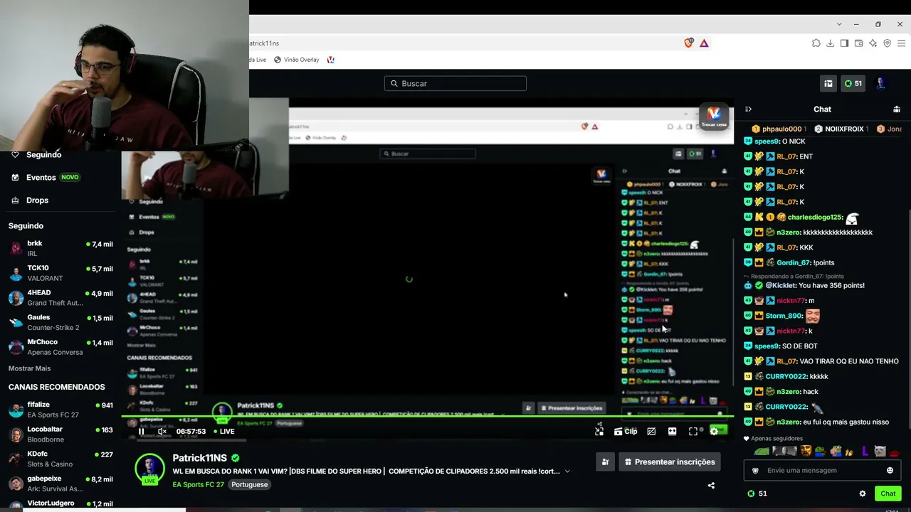 Patrick11NS live stream