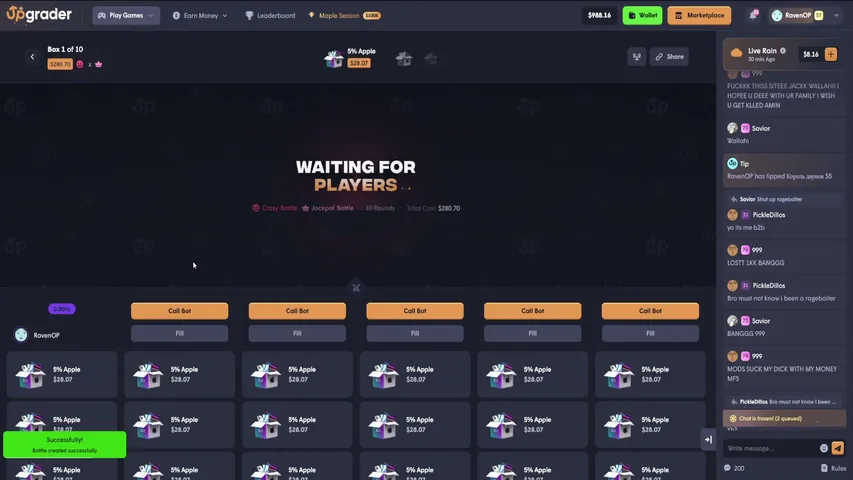 ravenop playing Slots & Casino - Live Casino Stream