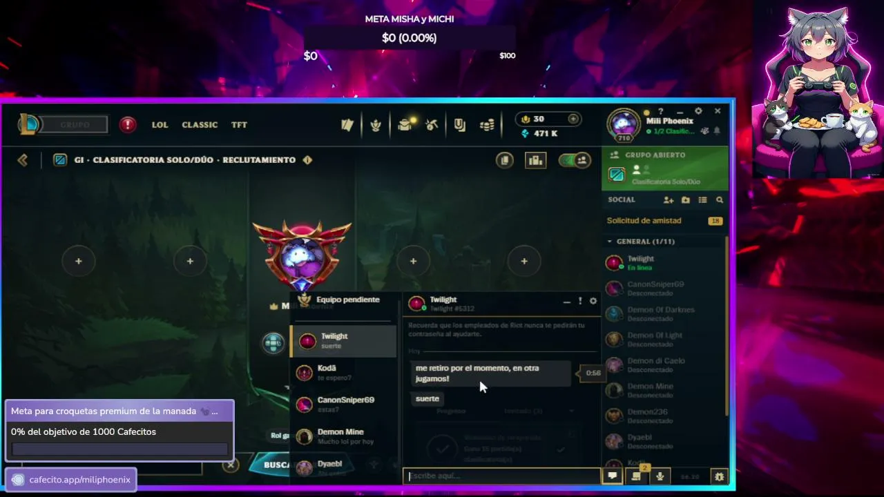 Mili_phoenix live