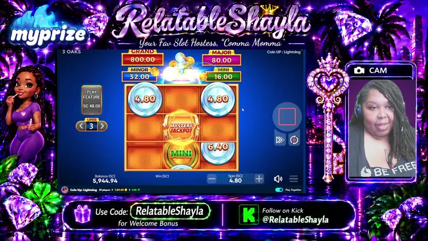 RelatableShayla playing Slots & Casino - Live Casino Stream