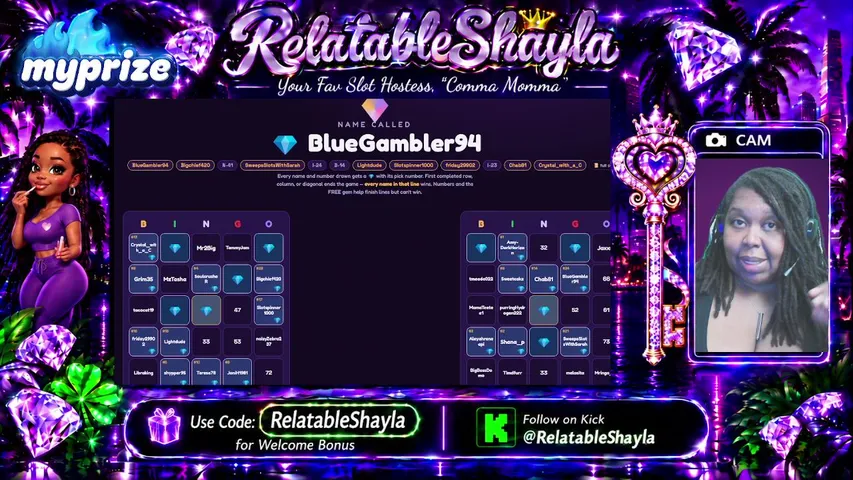 RelatableShayla playing Slots & Casino - Live Casino Stream