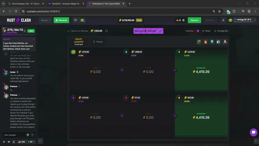 rwrdsgg live stream