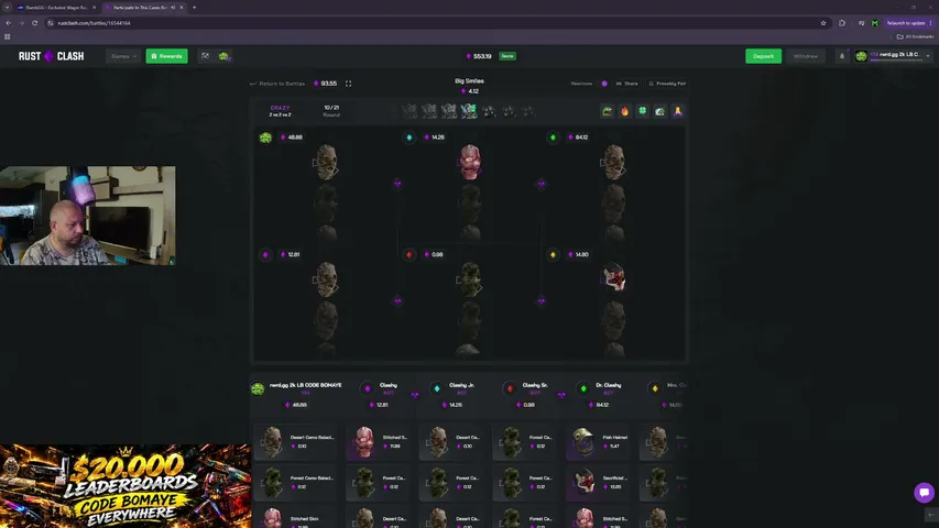 RwrdsGG playing Slots & Casino - Live Casino Stream