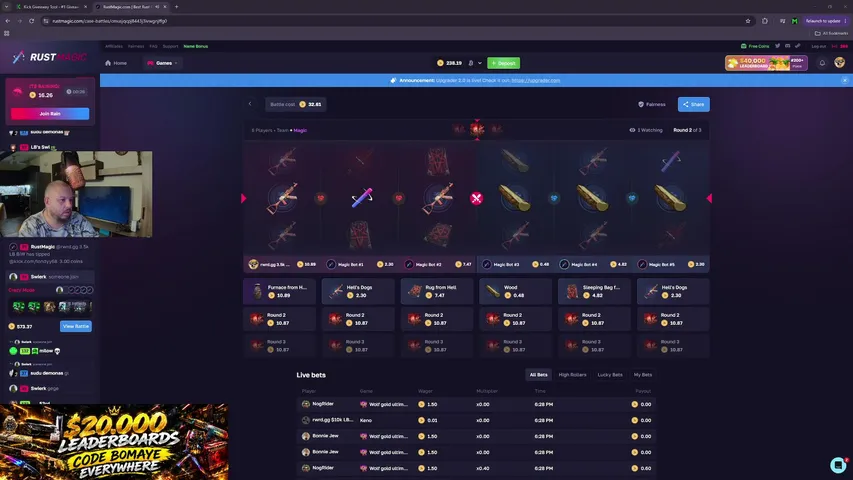 RwrdsGG playing Slots & Casino - Live Casino Stream