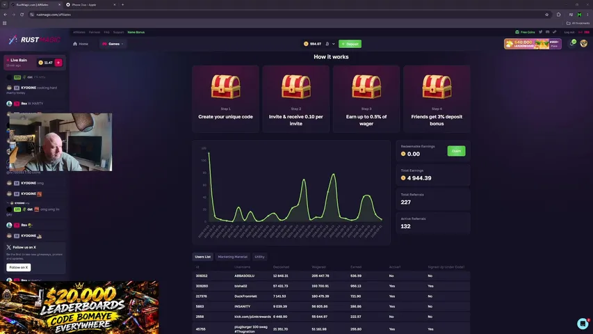 RwrdsGG playing Slots & Casino - Live Casino Stream