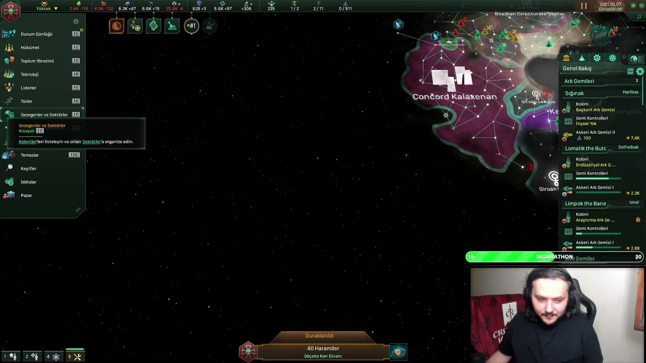 UZAY MOĞOLLARI STELLARIS | SIGARATON 55/57  !dc !blerp