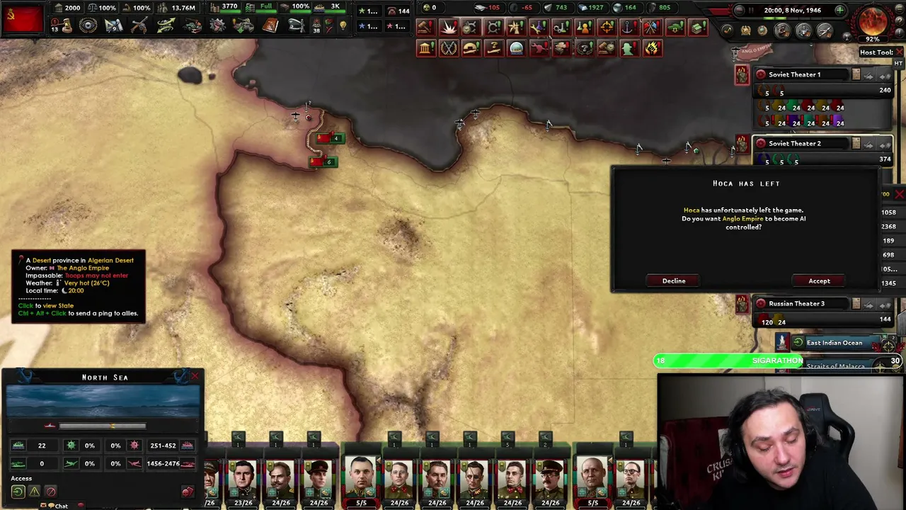 AGA İLE 1V1 - HOİ4 |  !dc !blerp