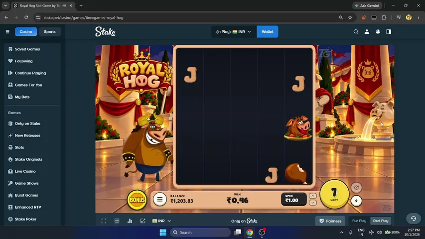 meru444 playing Slots & Casino - Live Casino Stream