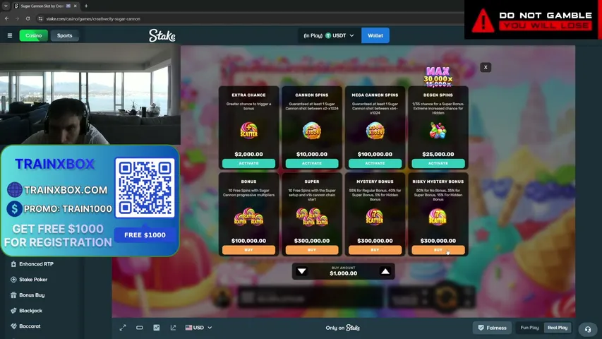 trainwreckstvqw playing Slots & Casino - Live Casino Stream