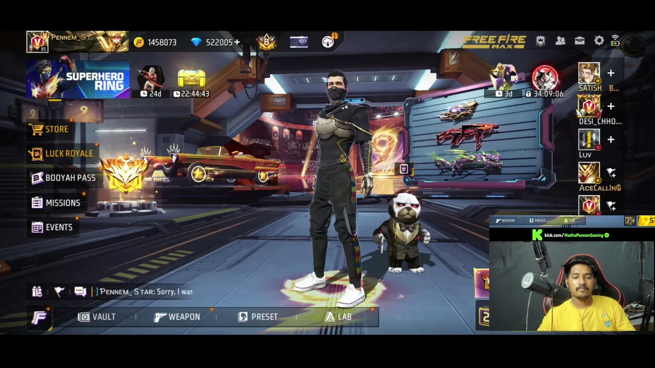 MadhuPennemGaming live