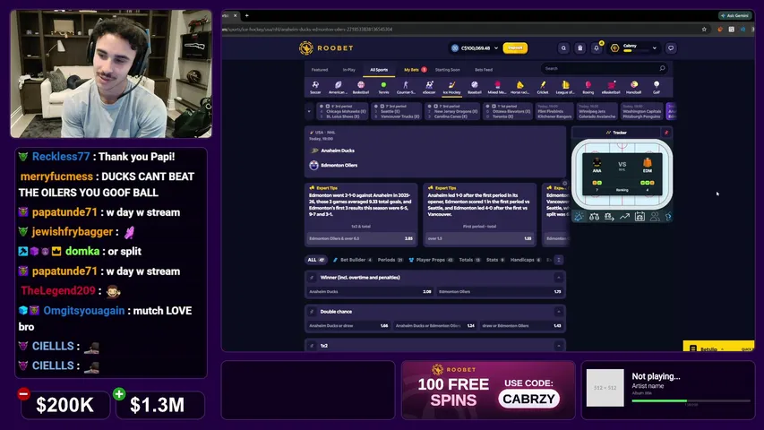 Cabrzy playing Slots & Casino - Live Casino Stream