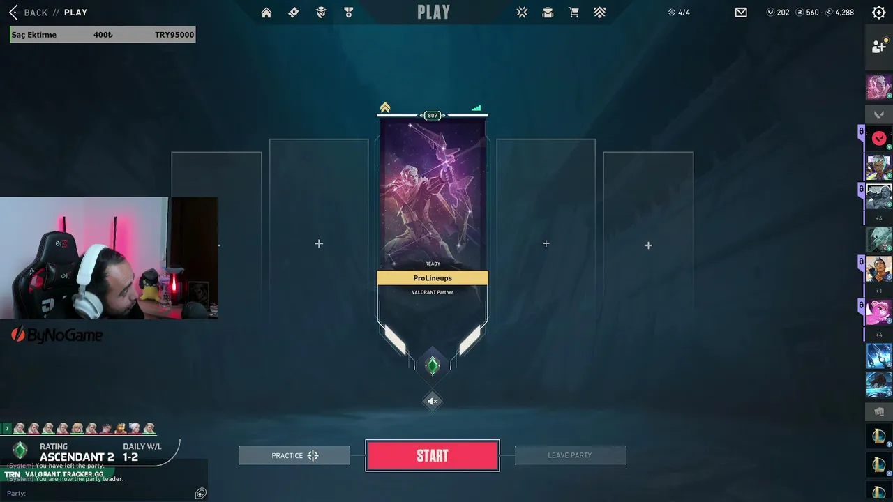 ProLineups live