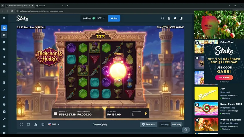 mangoatman playing Slots & Casino - Live Casino Stream