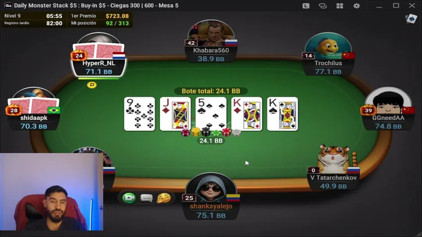 shanksyalejo playing Poker - Live Casino Stream