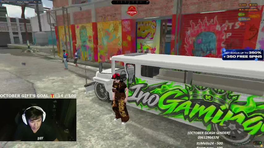inogamingg playing Grand Theft Auto V (GTA) - Live Casino Stream