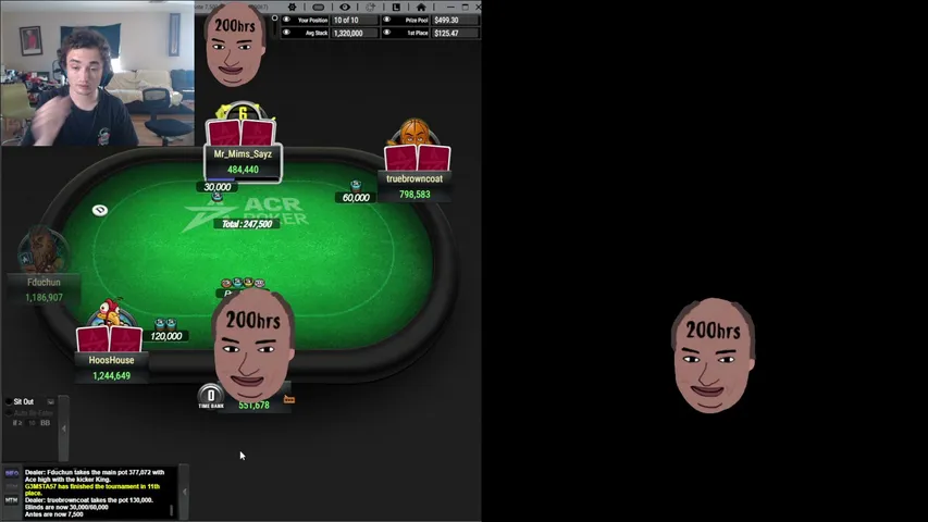 TheLoneRoach playing Poker - Live Casino Stream