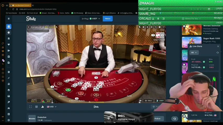 chli7a playing Slots & Casino - Live Casino Stream