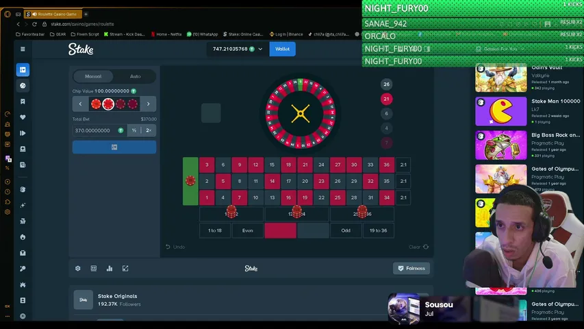 chli7a playing Slots & Casino - Live Casino Stream