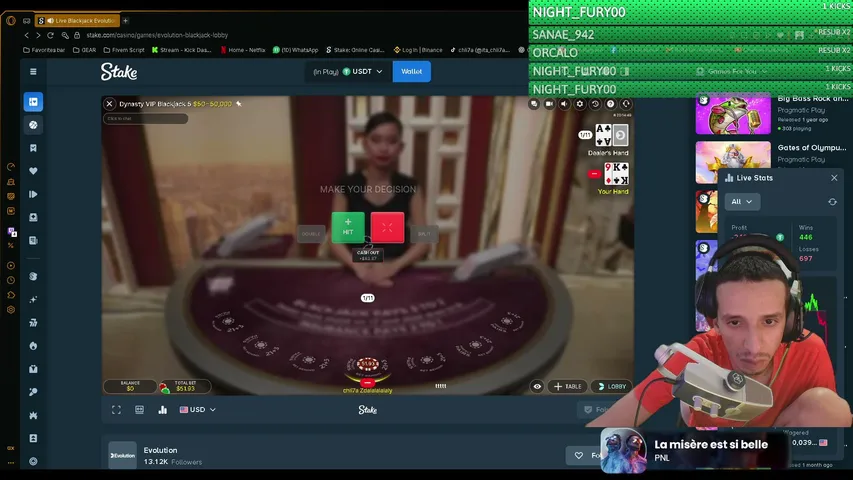 chli7a playing Slots & Casino - Live Casino Stream