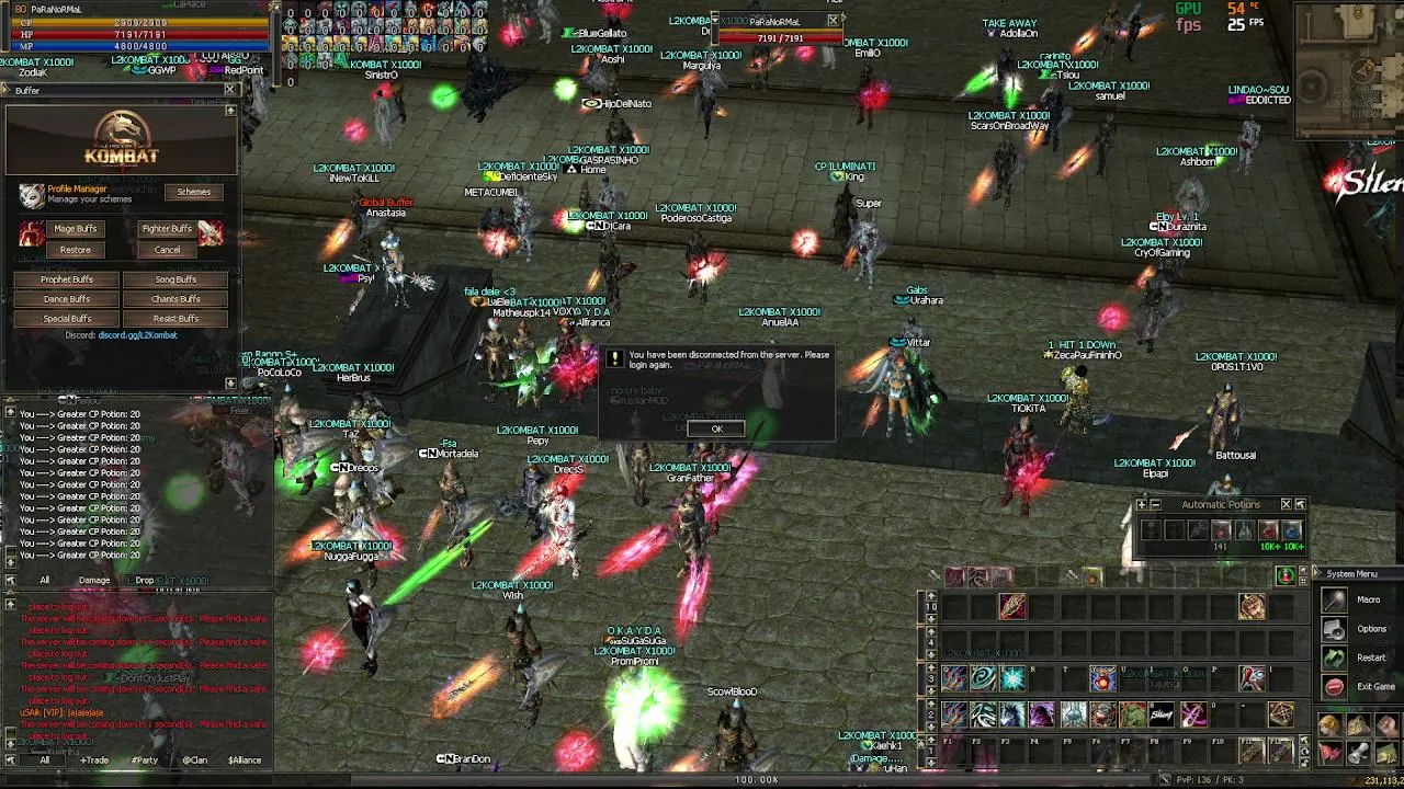 PaRaNoRM44L live
