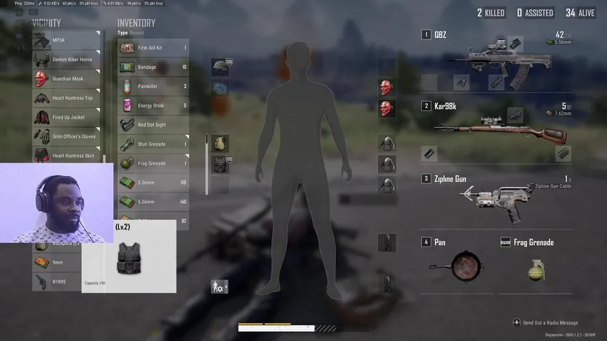 My first stream. PUBG B.G