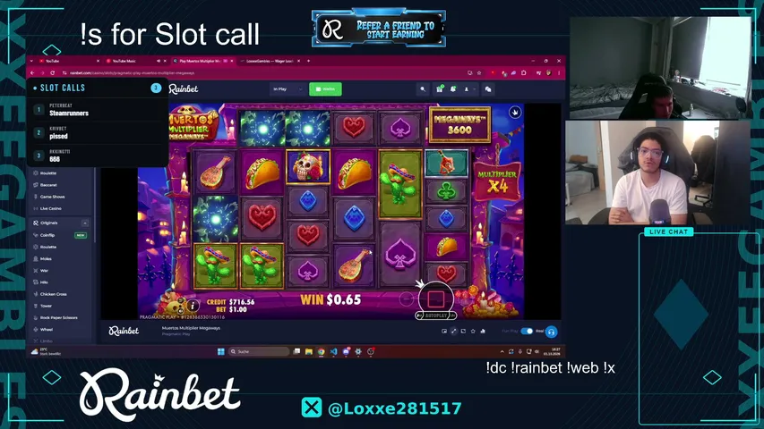 LoxxeeGambles playing Slots & Casino - Live Casino Stream