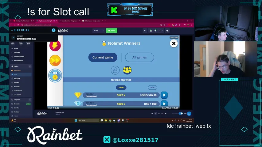 LoxxeeGambles playing Slots & Casino - Live Casino Stream