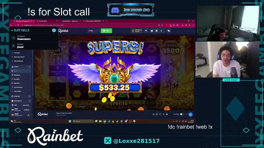 LoxxeeGambles playing Slots & Casino - Live Casino Stream