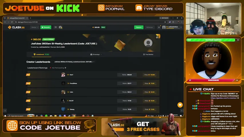 joetube playing Slots & Casino - Live Casino Stream