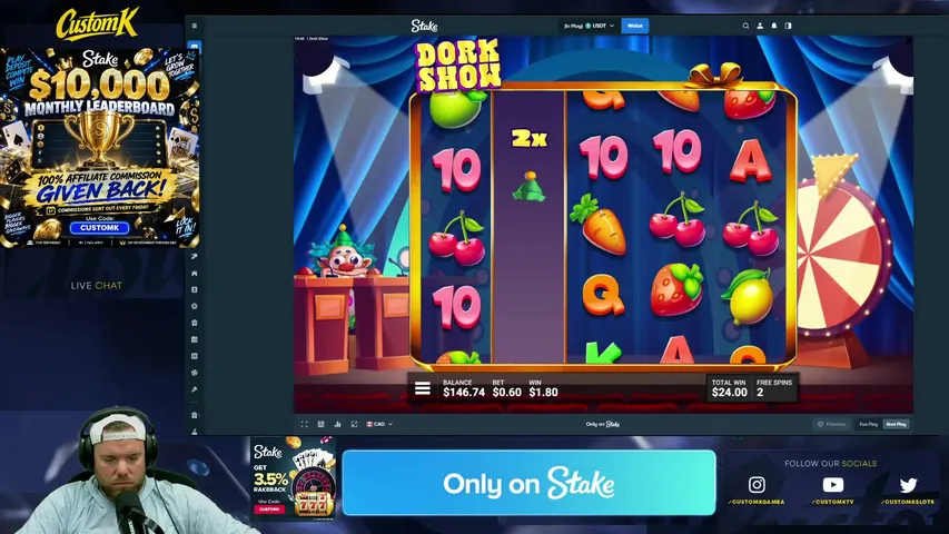 customk playing Slots & Casino - Live Casino Stream