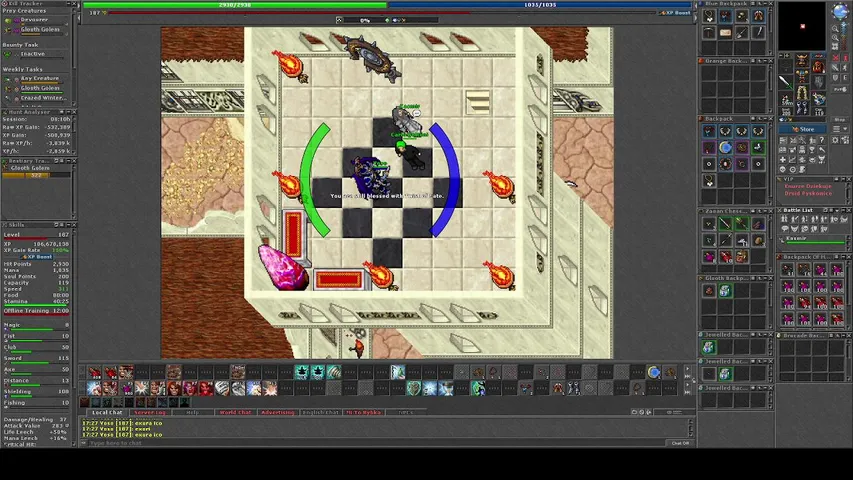 Tibia Nevia>180EK