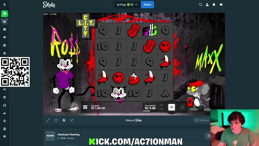 Ac7ionMan playing Slots & Casino - Live Casino Stream