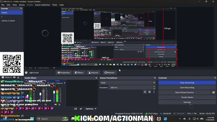Ac7ionMan playing Slots & Casino - Live Casino Stream