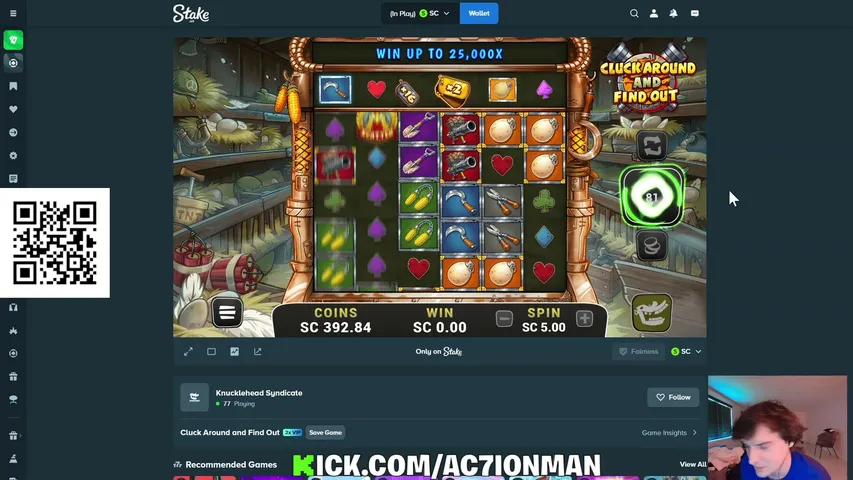 Ac7ionMan playing Slots & Casino - Live Casino Stream