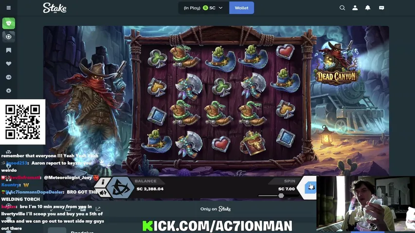 Ac7ionMan playing Slots & Casino - Live Casino Stream