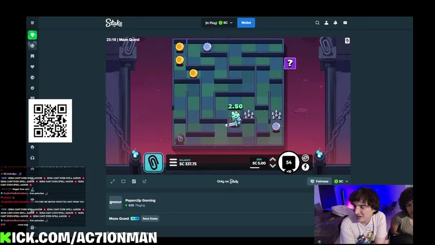 Ac7ionMan playing Slots & Casino - Live Casino Stream