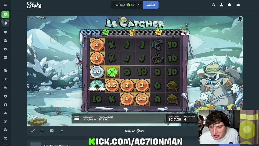 Ac7ionMan playing Slots & Casino - Live Casino Stream