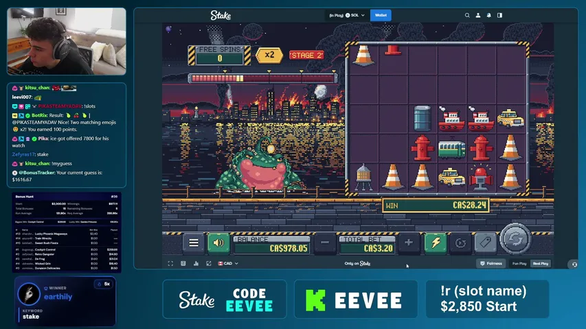 Eevee playing Slots & Casino - Live Casino Stream