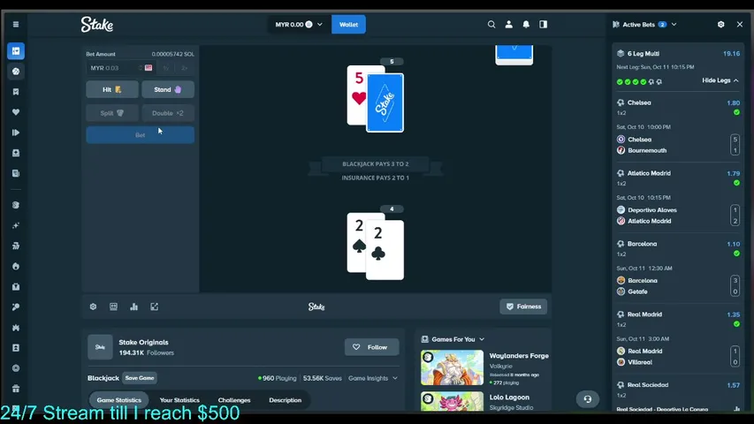 fooler010 playing Slots & Casino - Live Casino Stream