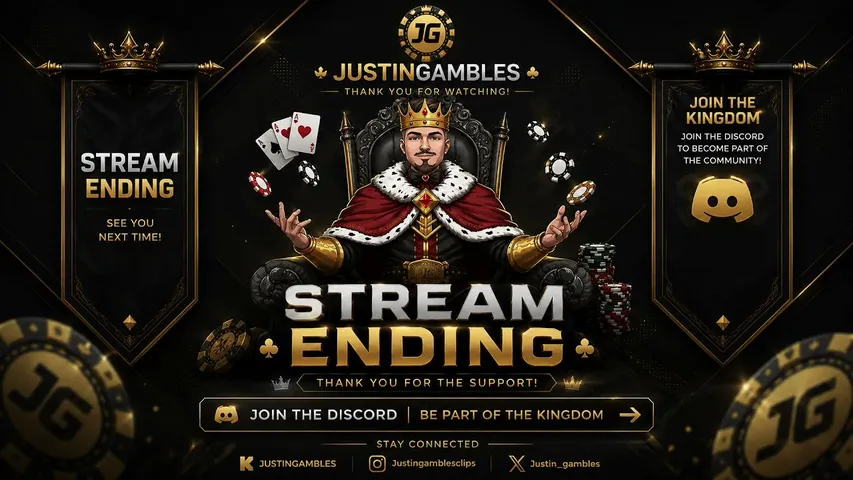 justingambles playing Slots & Casino - Live Casino Stream