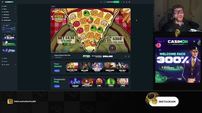 durky23 playing Slots & Casino - Live Casino Stream