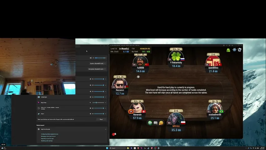 monitor-lizard playing Poker - Live Casino Stream
