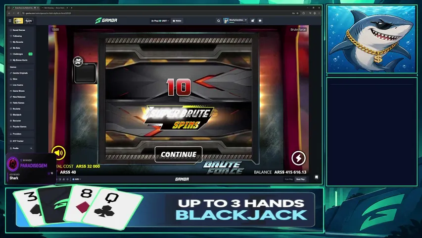 sharkygambles playing Slots & Casino - Live Casino Stream