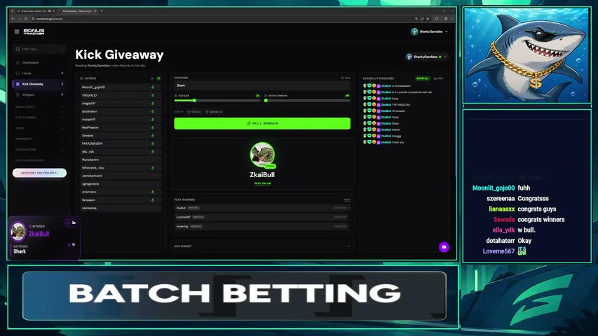 sharkygambles playing Slots & Casino - Live Casino Stream