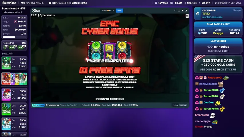 ROSHTEIN playing Slots & Casino - Live Casino Stream