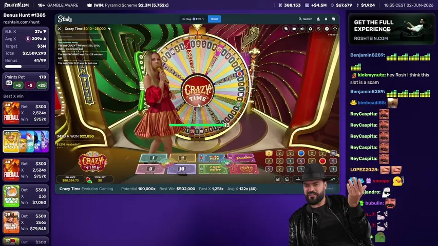 🍀JUICY JUNE DAY 2🍀!STAKE🍀CHAT RAFFLES🍀SLOTOPOLY🍀BONUS HUNT🍀GIVEAWAYS🍀10+ HOUR STREAM🍀
